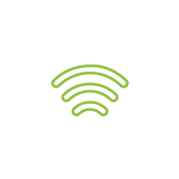icon of wifi outline