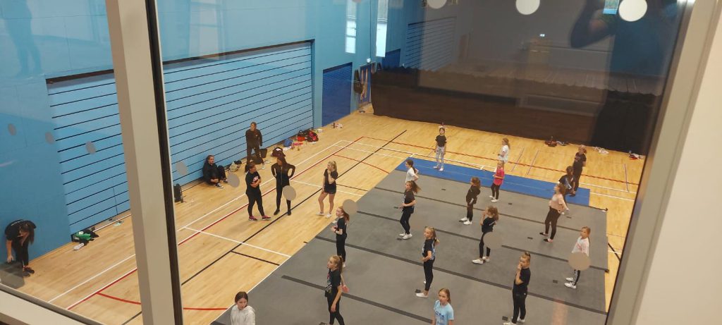 a picture of young kids at a dance class at moral sports centre